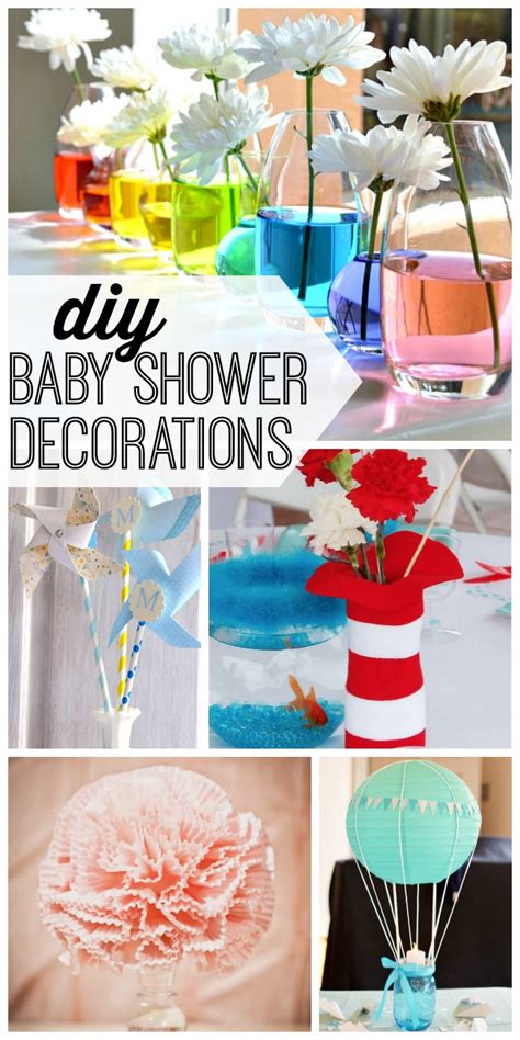 Celebrate the new son with baby shower for boys decorations from shindigz. DIY Baby Shower Decorations - My Life and Kids