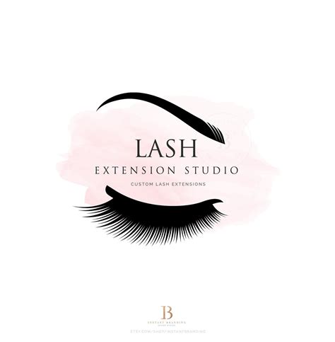 Instant Download Lash Logo Lash Artist Logo Eyelashes Logo Hair