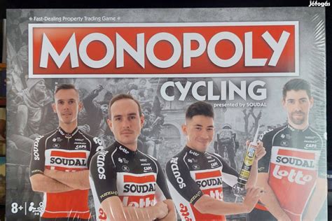 Hasbro Monopoly Cycling Társasjáték Új Soudal Limitált Kiadás X