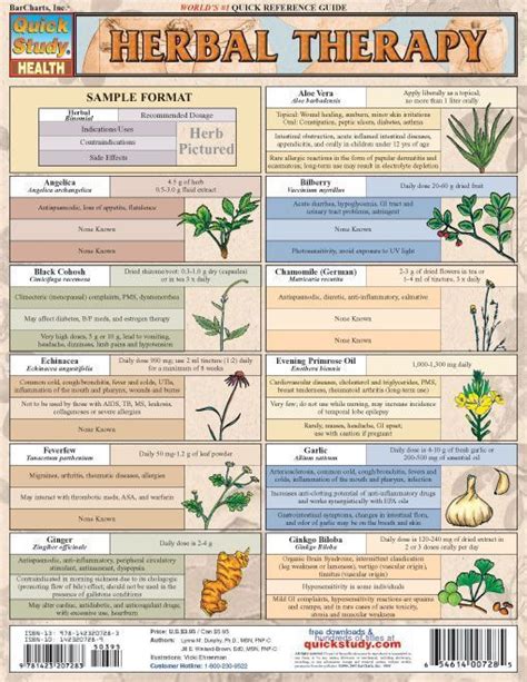 Coverage Of Various Herbs For Their Medicinal Purposes Tables Complete