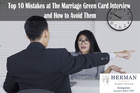 If you have been issued an unconditional resident status before you. Top 10 Mistakes at The Marriage Green Card Interview and How to Avoid Them
