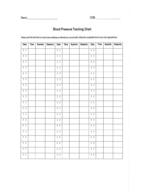 Blood Pressure Log Chart 6 Free Templates In Pdf Word Excel Download