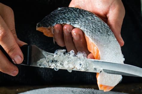 How to Descale Salmon Fillets | Pinch me, I'm eating!