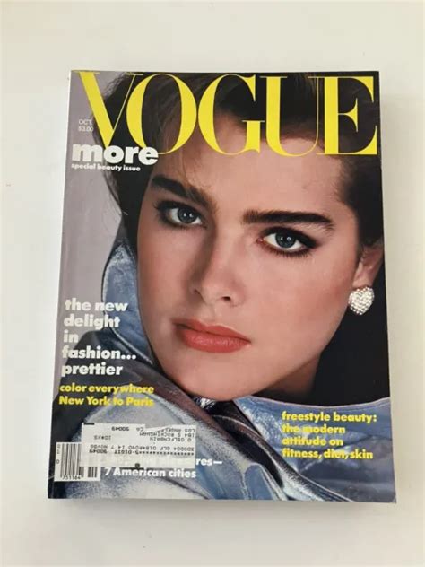 Vogue Magazine October 1984 Brooke Shields Cover More 3485 Picclick