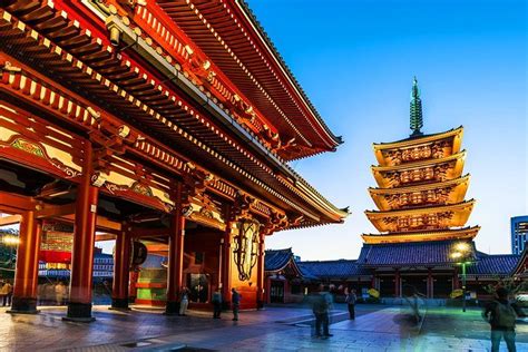 In The Asakusa District Of Tokyo The Exquisite Sensō Ji Temple The Citys Most Famous Shri
