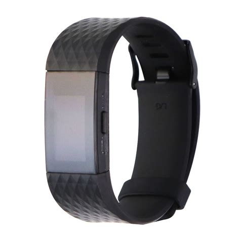 Fitbit Charge Heart Rate Fitness Wristband Watch Black Lrg