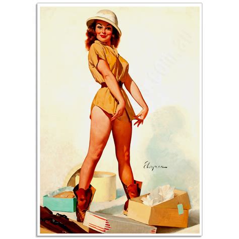 New Outfit Retro Pinup Girl Poster Justposters