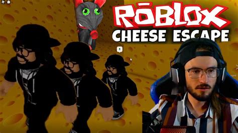Sobreviviendo A Una Rata Gigante Cheese Escape Roblox Youtube