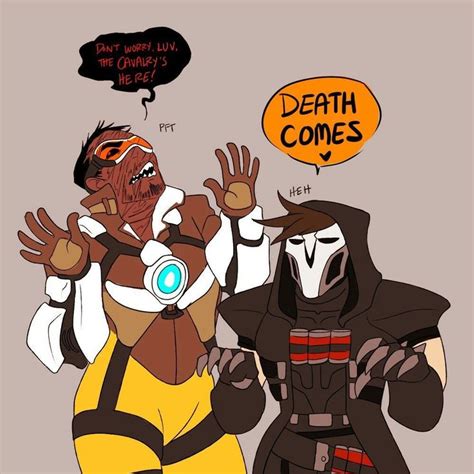 Outfit Swap Tracer Reaper Overwatch Funny Overwatch Overwatch Funny