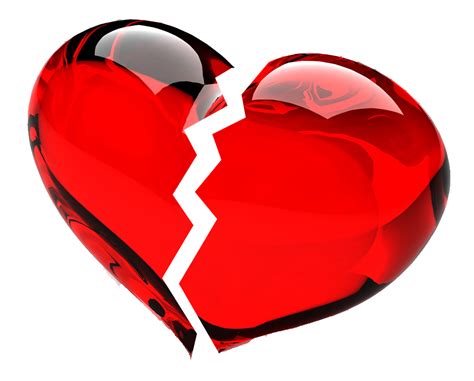 Broken Heart Png Transparent Image Download Size 1021x821px