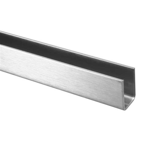 Stainless Steel Channel For 10 And 12mm Glassozgl Upr Ss