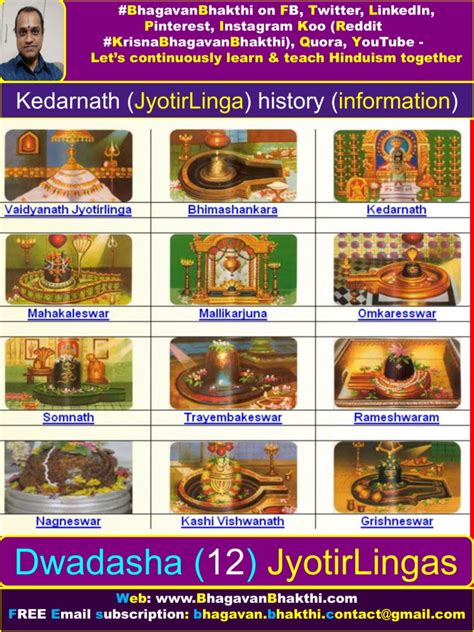Kedarnath Jyotirlinga History Information Facts Nara Narayana