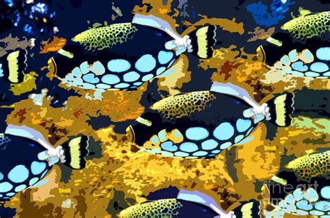 Pop Fish Painting By David Lee Thompson