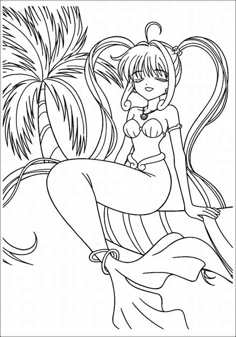 anime mermaid coloring pages  getcoloringscom  printable colorings pages  print  color