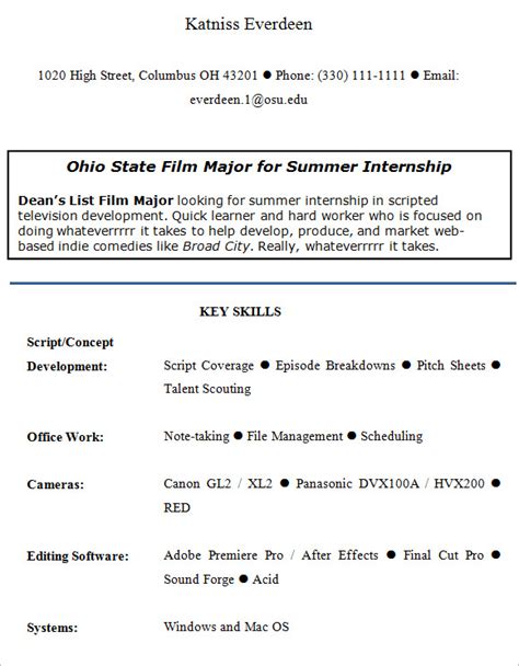 You need to write a curriculum vitae for job applications, but where do you start? FREE 9+ Internship Resume Templates in PDF | MS Word