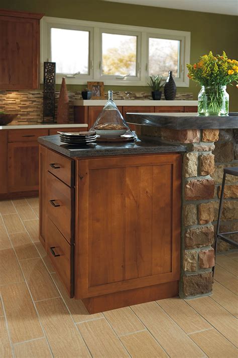 Installed base cabinets would impede installation. Decorative End Panel - Aristokraft Cabinetry