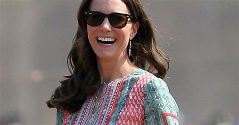 Kate Middletons Anita Dongre Dress In Mumbai April 2016 Popsugar Fashion