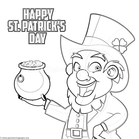When the printable coloring page has loaded, click on the print icon to print it. St Patrick's Day 3 Coloring Page - GetColoringPages.org