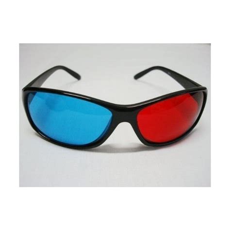 Red Blue Cyan Anaglyph Simple Style 3d Glasses 3d Movie Game Extra