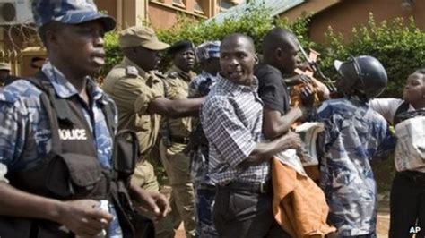 Uganda Protest Reporters Tear Gassed At Daily Monitor Bbc News