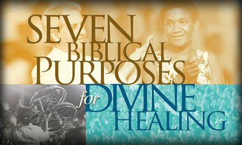 7 Biblical Purposes Divine Healing Enewsletter Benny Hinn Ministries
