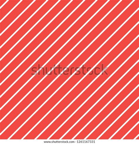 Red White Diagonal Stripe Pattern Background Stock Vector Royalty Free