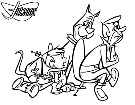 Jetsons Coloring Page 131 Wecoloringpage Com