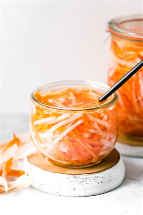 Vietnamese Quick Pickled Carrots And Daikon Lena S Kitchen