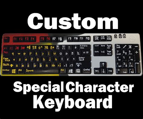 Custom Special Character Keyboard : 7 Steps (with Pictures) - Instructables