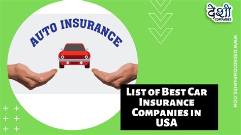 Best Car Insurance Companies In Usa Deshi Companies