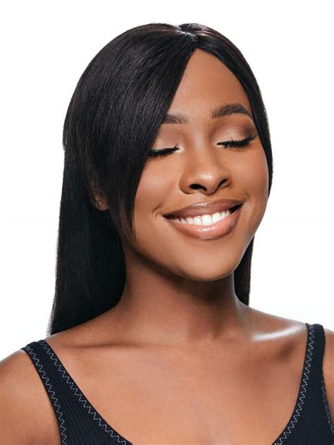 Is That The New Virgin Human Hair Topper Natural Black Top Hairpiece Air Bangs Straight Toppers