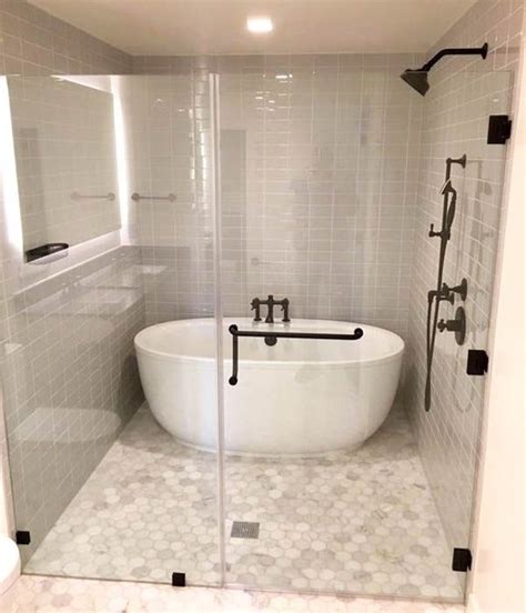 Small Bathroom With Walk In Shower And Tub Combos Indiamart Artcomcrea