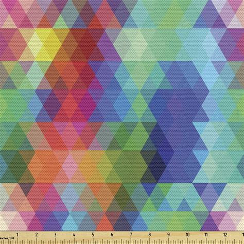Geometric Sofa Upholstery Fabric By The Yard Abstract Gradient Hipster