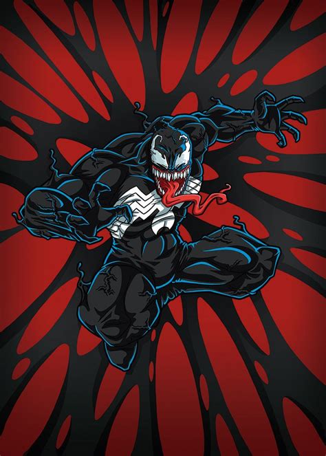 Venom On Behance Venom Comics Marvel Spiderman Art Spiderman Art