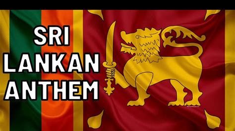 Sri Lankan Nationa Anthem Sri Lanka Matha Srilanka Srilankan