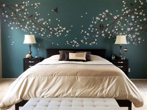 Cherry Blossom Mural Bedroom Wall Paint Wallpaper Bedroom Bedroom