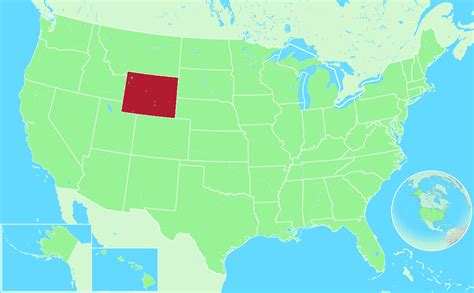Wyoming Geographic Facts And Maps Mapsofnet