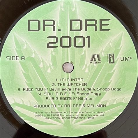 Dr Dre 2001 Vinyl