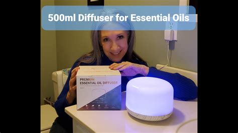 500ml Diffuser For Essential Oils Color Variety Remote Control Kimtownselyoutube Youtube