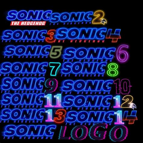 Sonic Logos In 2022 Sonic Sonic The Hedgehog The Sonic