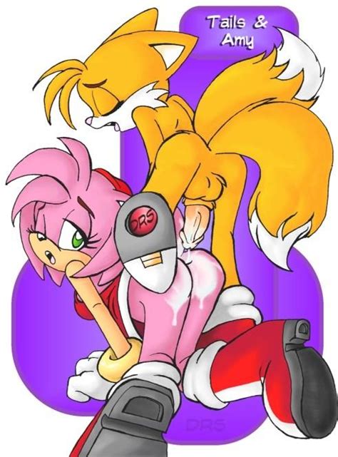 Amy Rose Tails Sonic Sonic Series Aftersex All Fours Anal Ass Bottomless Cum Cum In