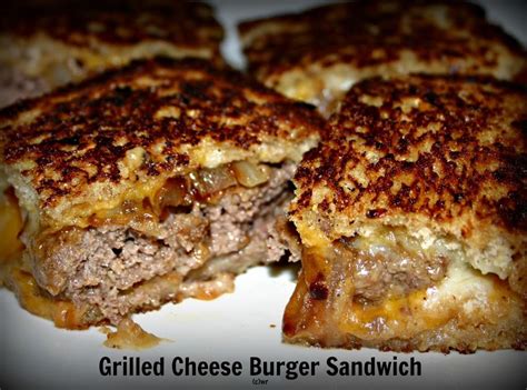 Grilled Cheese Burgers Recipe 2 Just A Pinch Recipes
