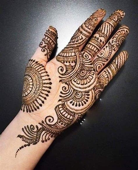 Front Hand Easy Mehndi Designs Images