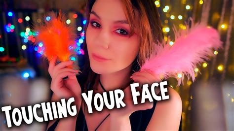 Asmr Touching Your Face And Ears With Feathers Close Up Personal