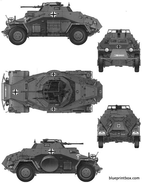 Sdkfz222 2 3 Free Plans And Blueprints Of Cars