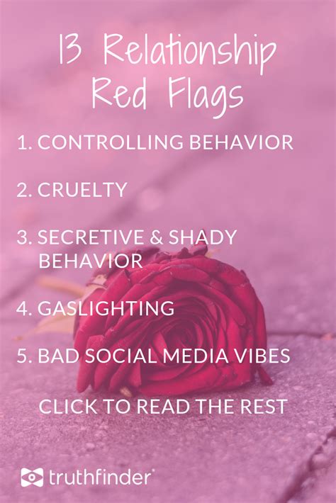 Relationship Red Flags 13 Signs That Trouble Is On The Way Relationship Red Flags Dating