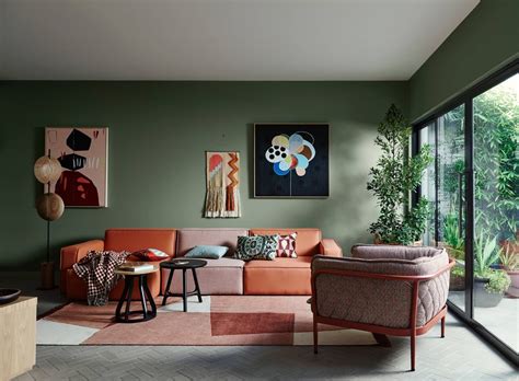 inspirasi ruang tamu hijau  desain minimalis hingga klasik