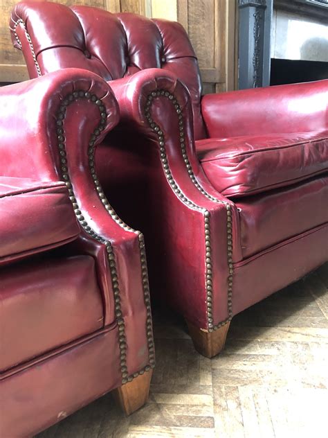 Get the best deal for red club chair chairs from the largest online selection at ebay.com. Pair of Leather Club Chairs, Vintage Red Leather Arm ...