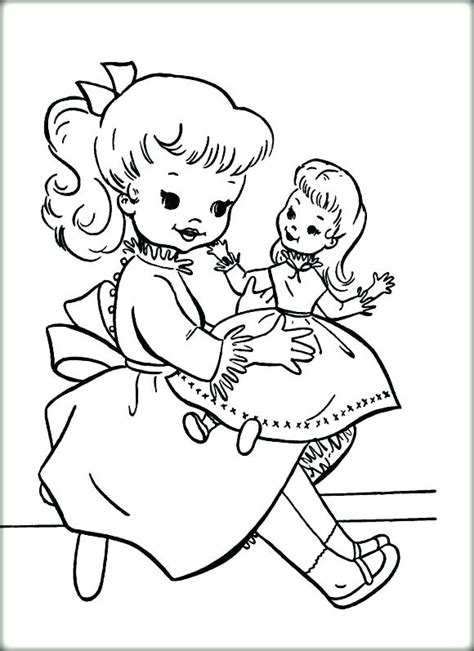 American Girl Doll Coloring Pages To Print At Getcolorings