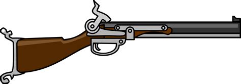 Revolver Rifle Firearm Shotgun Shot Gun Clip Art Png Download